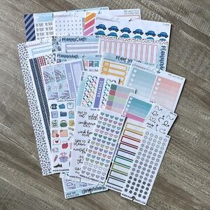 Home Office Planner Stickers - Multicolor